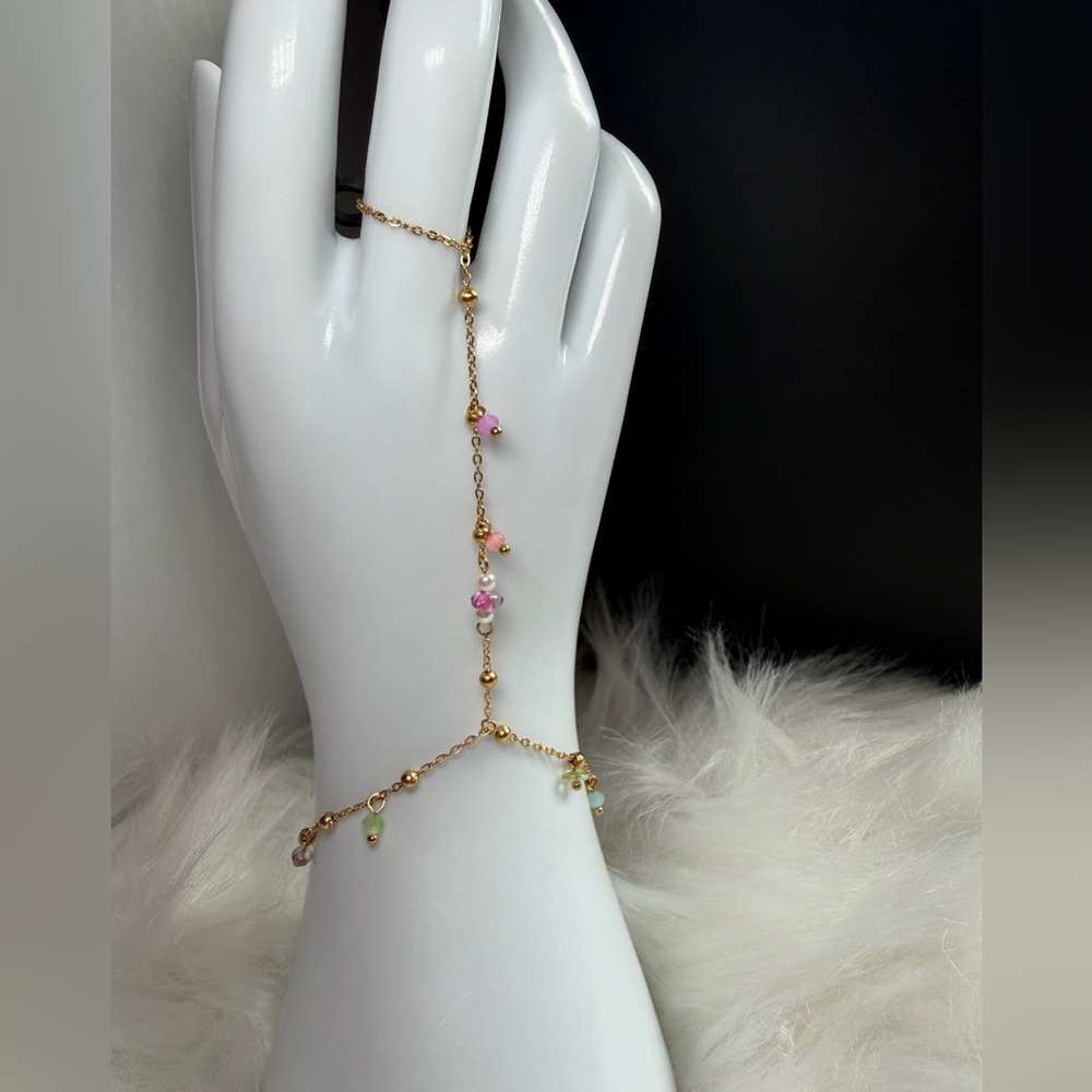 Dainty Gold  Stainless Steel Hand Chain